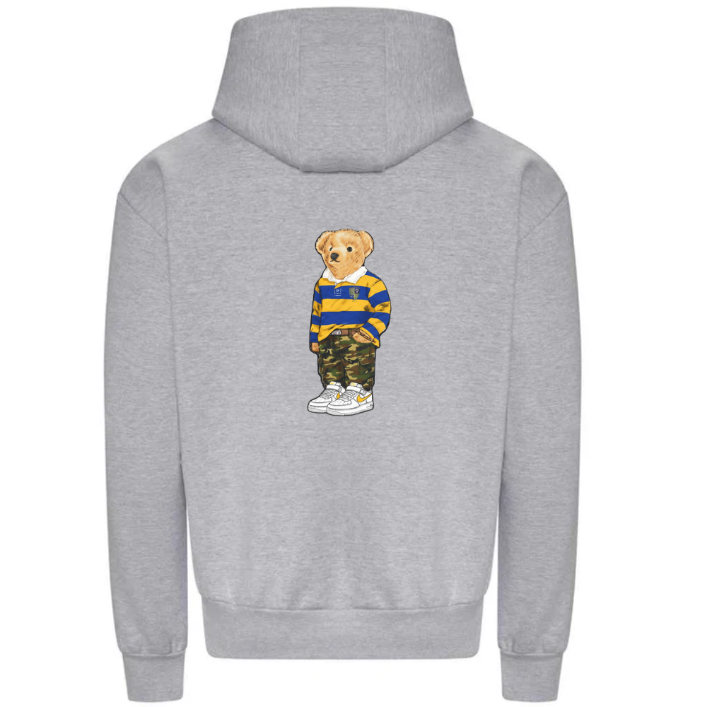 Cheltenham Saracens RFC - Oversized, heavy hoodie - simplistic logo + BEAR