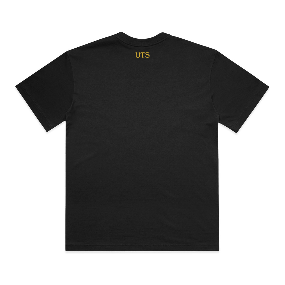 Cheltenham Sarcens RFC - Women's Heavy Tee - Central Logo - Black