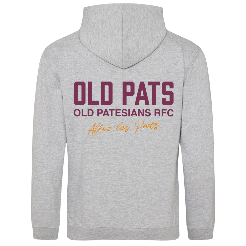 Old Pat's - Oversized, Heavy Weight Hoodie - Grey