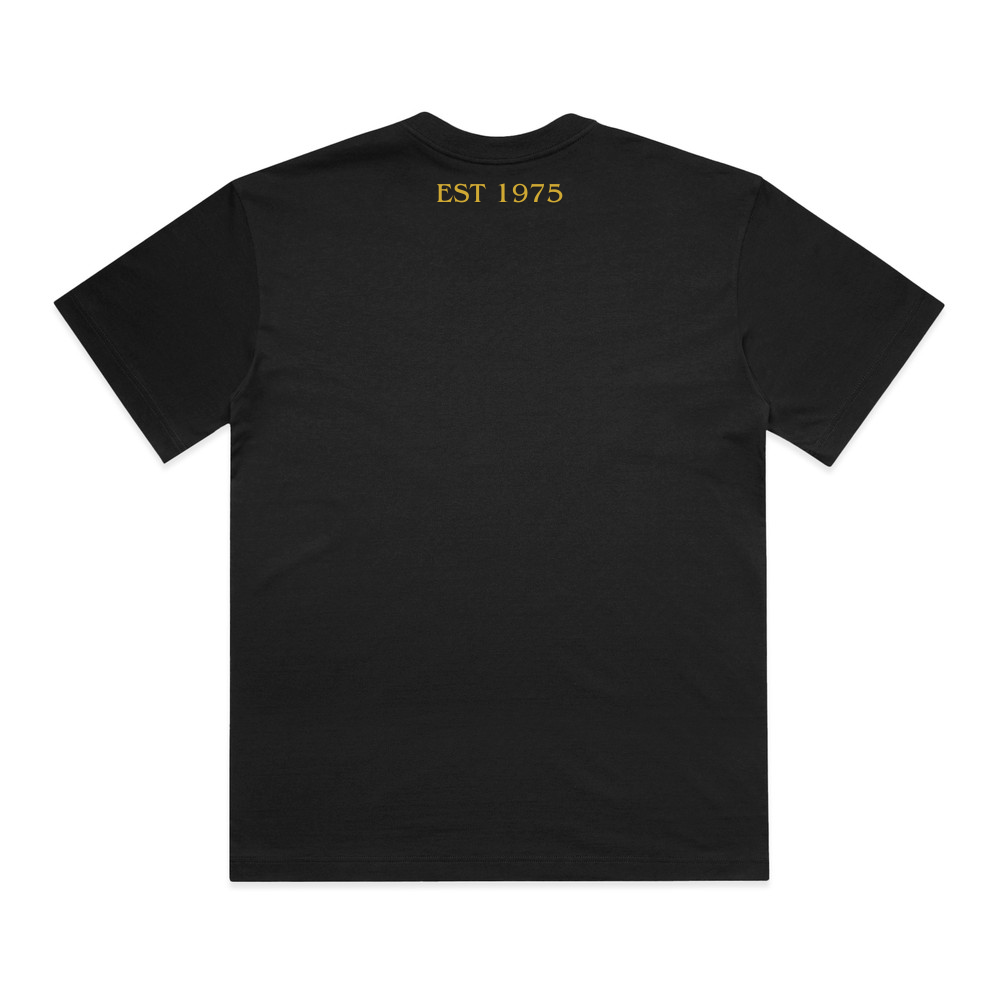 Cheltenham Sarcens RFC - Women's Heavy Tee - Minamlist Logo - Black