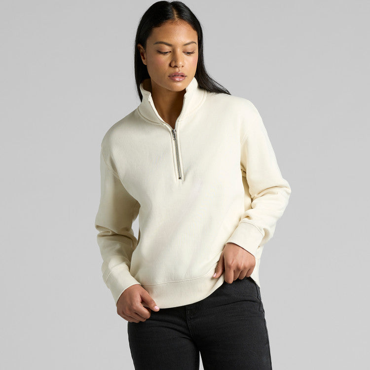 WO Stencil Half Zip Crew
