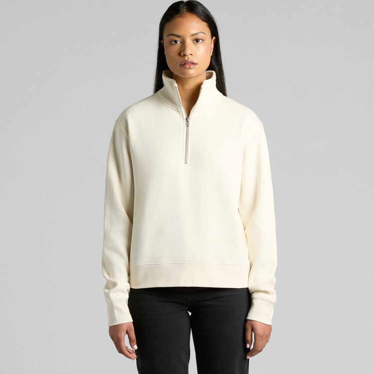WO Stencil Half Zip Crew