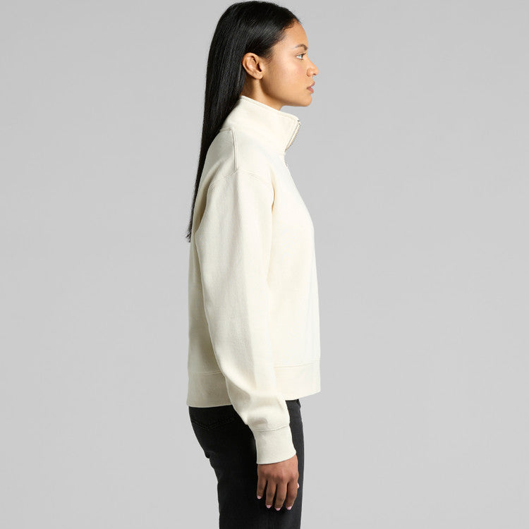 WO Stencil Half Zip Crew