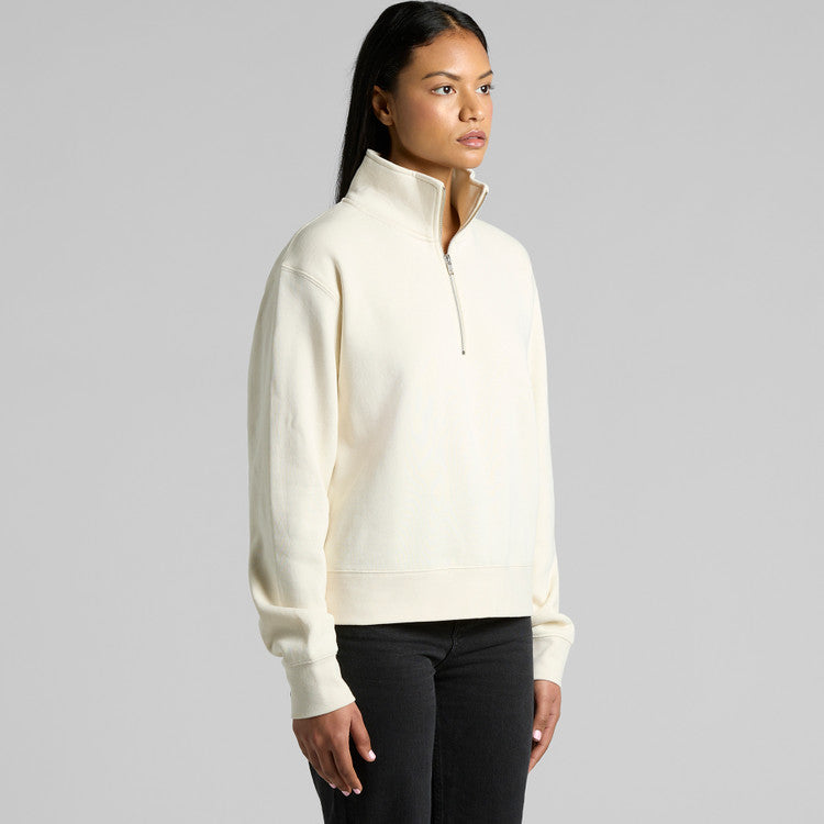 WO Stencil Half Zip Crew