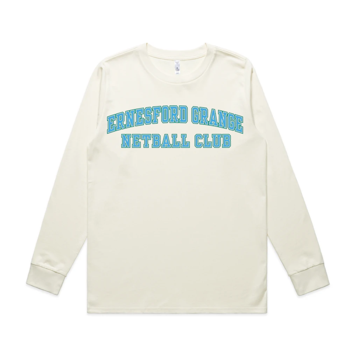 Ernesford Grange Netball Club - Varsity Text - Long Sleeve