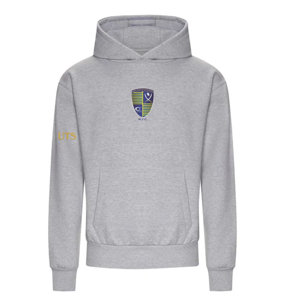 Cheltenham Saracens RFC- Overszied, heavy hoodie - Grey