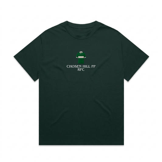 Chosen Hill Former Pupils - Men's Heavy Embroidered Jersey Tee