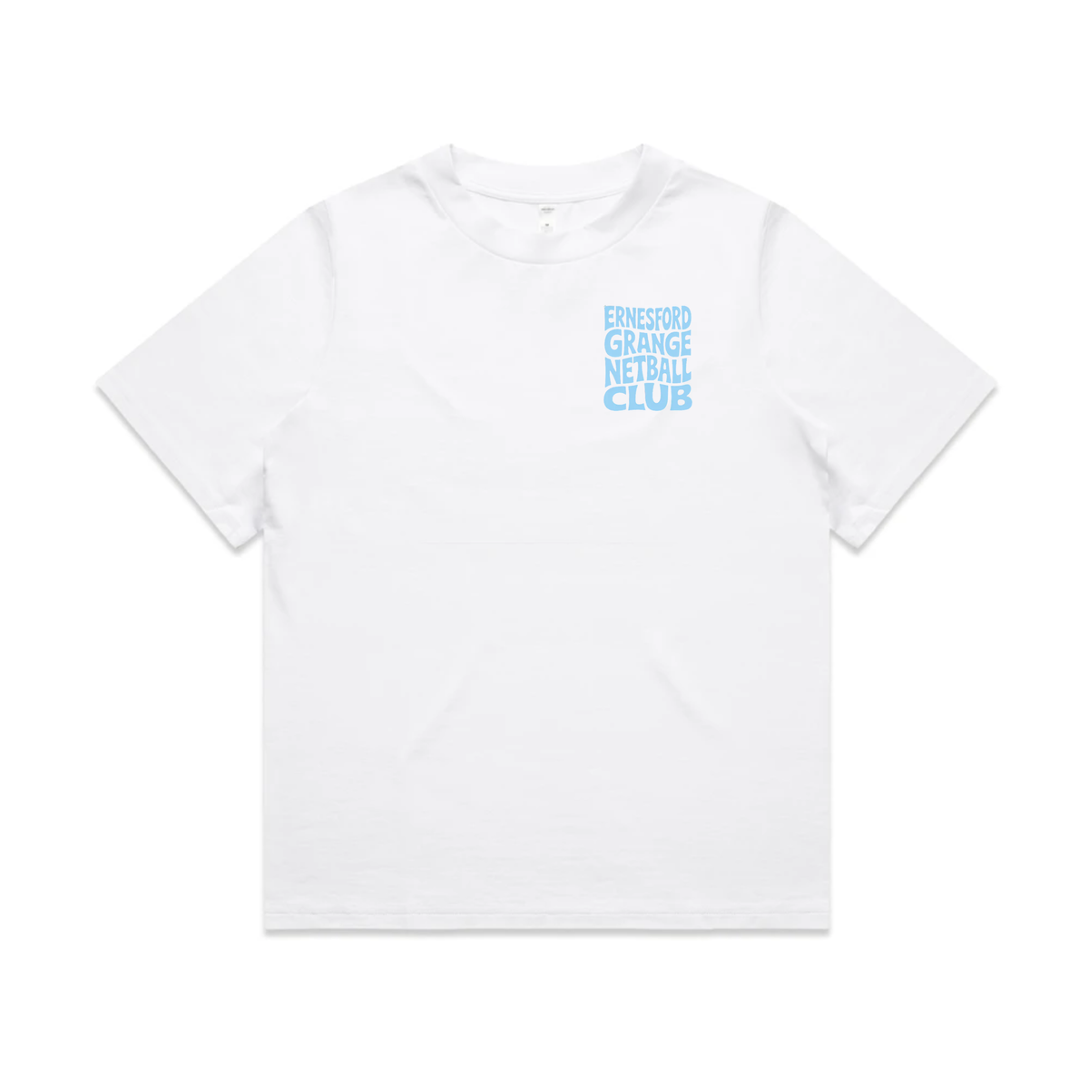 Ernesford Grange Netball Club - Funky Text Heavy Weight Tee