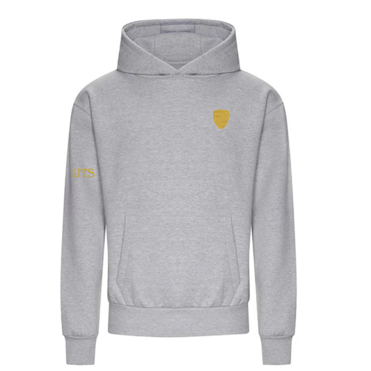 Cheltenham Saracens RFC - Oversized, heavy weight hoodie - Grey - Simplisitc Logo