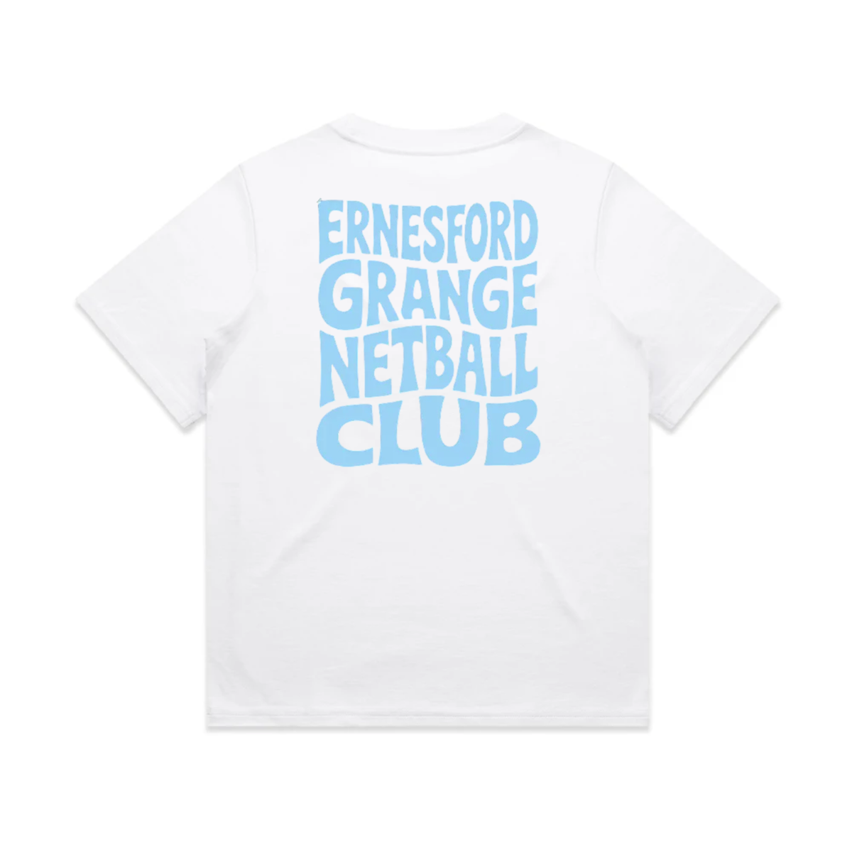 Ernesford Grange Netball Club - Funky Text Heavy Weight Tee