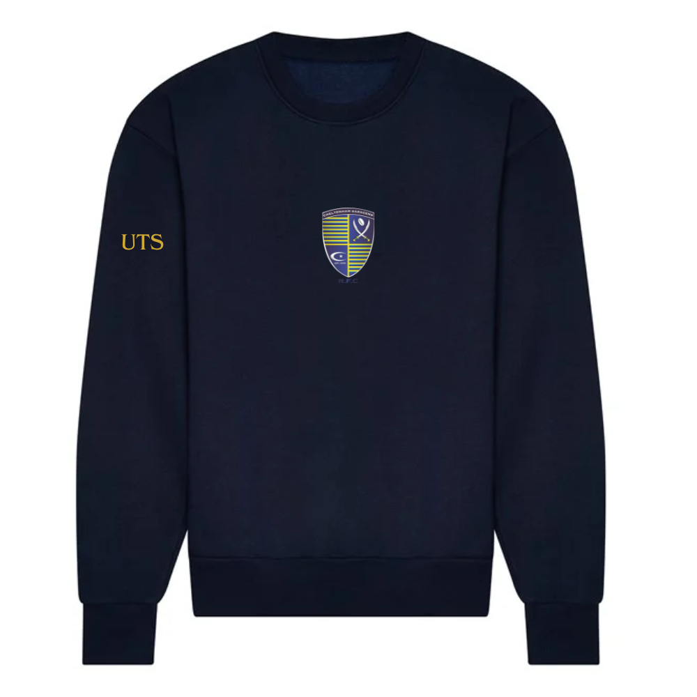 Cheltenham Saracens RFC- Oversized, heavy weight sweatshirt - Navy
