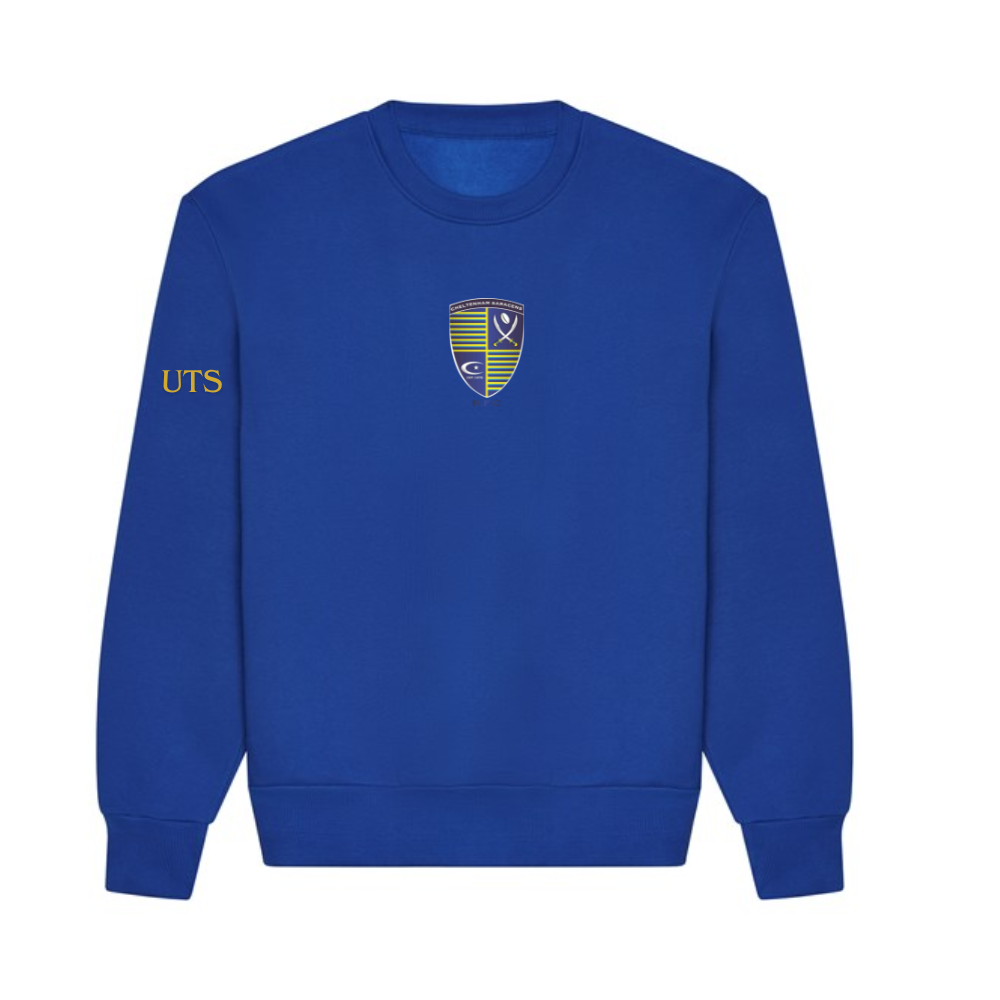 Cheltenham Saracens RFC- Oversized, heavy weight sweatshirt - Bright Royal