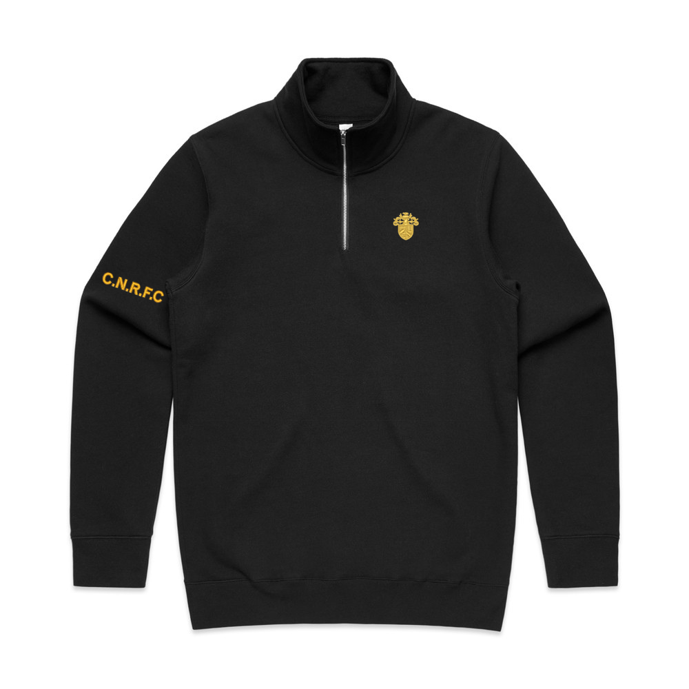 Cheltenham North Rugby Club 1/4 Zip Black
