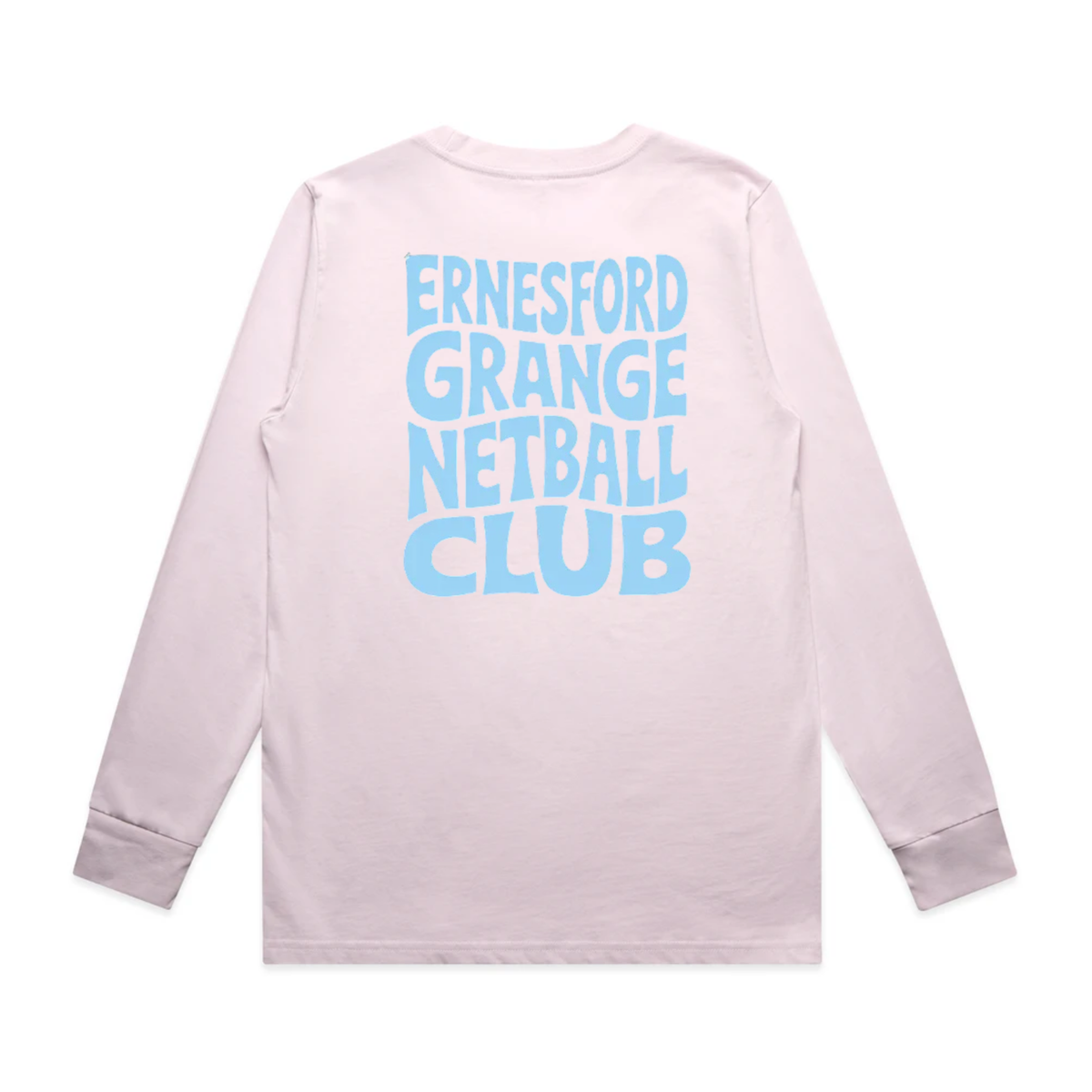 Ernesford Grange Netball Club - Funky Text - Long Sleeve