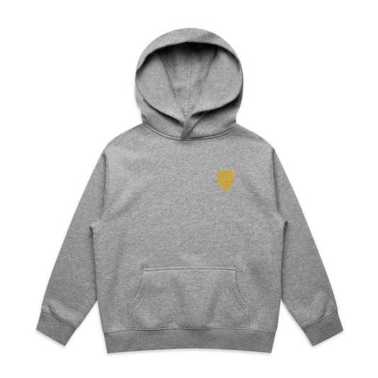 Cheltenham Sarcens RFC - Youth Relaxed Hood - Minamlist Logo - Grey