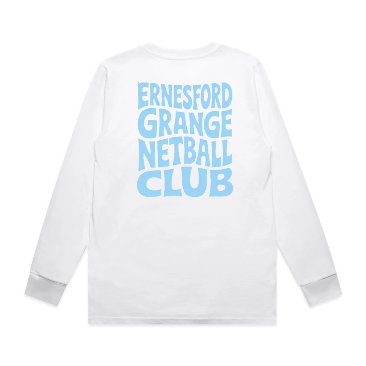 Ernesford Grange Netball Club - Funky Text - Long Sleeve
