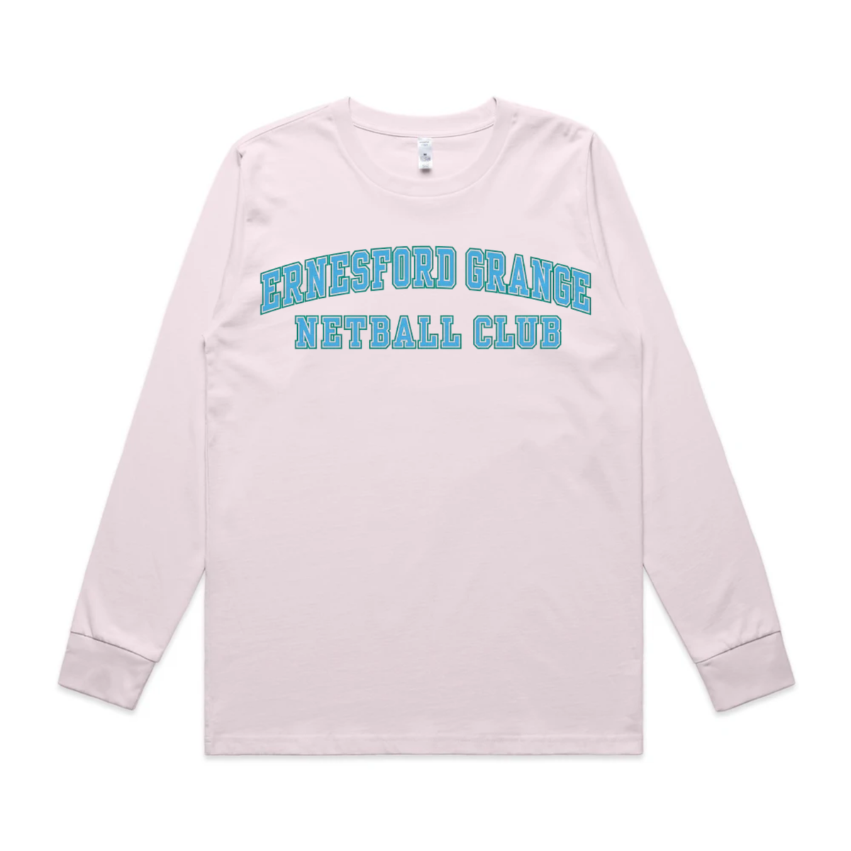 Ernesford Grange Netball Club - Varsity Text - Long Sleeve