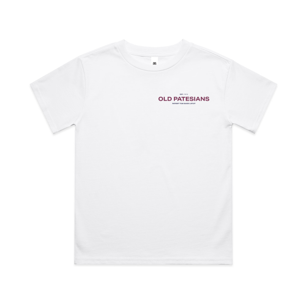 Old Pat's - Youth Classic Tee - Minimalist - White
