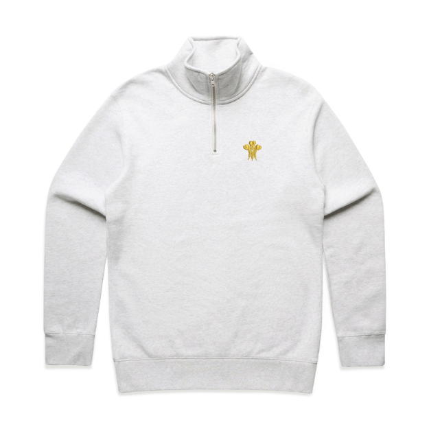 Smiths RFC 1/4 Zip - White Heather