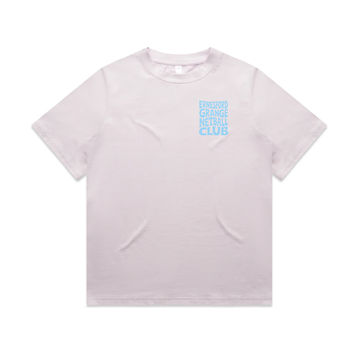 Ernesford Grange Netball Club - Funky Text Heavy Weight Tee