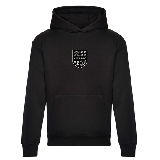 Yate RFC -  Heavy Weight All Black Crest Hoodie - Unisex