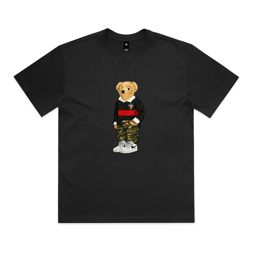 Cheltenham North RFC - Printed Bear logo - Oversized Tee