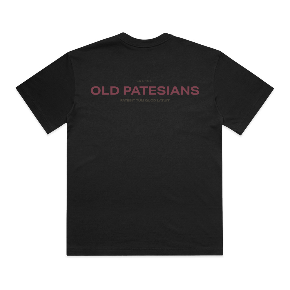 Old Pat's Minimalist - Box Tee - Black