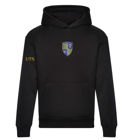 Cheltenham Saracens RFC - Overszied, heavy black hoodie