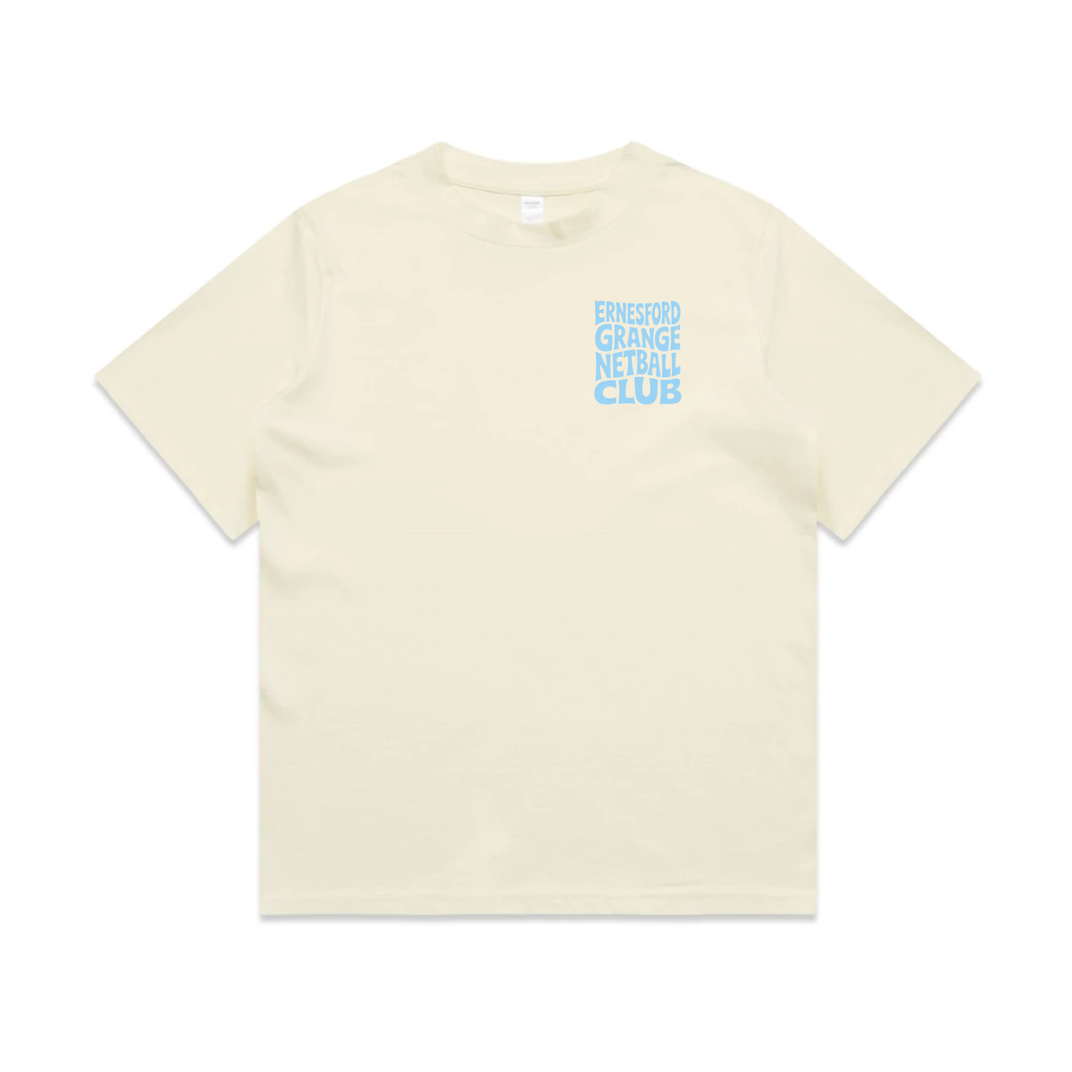 Ernesford Grange Netball Club - Funky Text Heavy Weight Tee
