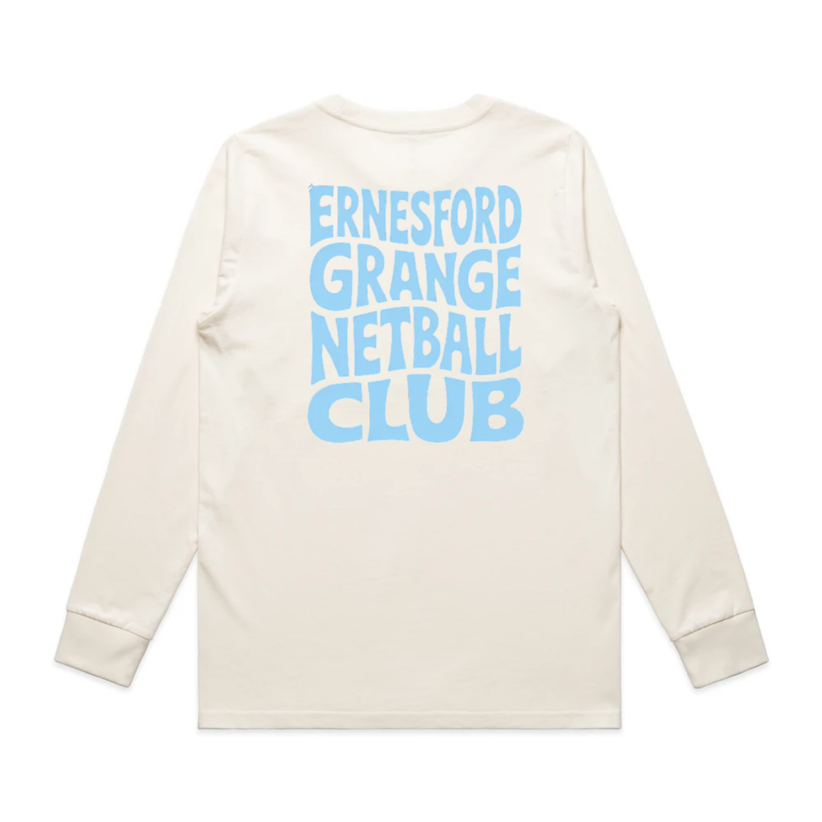 Ernesford Grange Netball Club - Funky Text - Long Sleeve