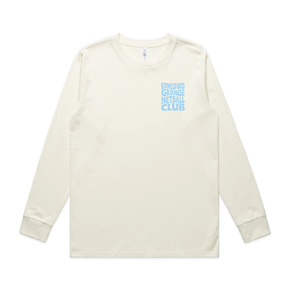Ernesford Grange Netball Club - Funky Text - Long Sleeve